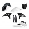 KIT PLÁSTICOS COMPLETO ACERBIS YAMAHA YZ-F 250 2010 - 2013 PRETO E BRANCO